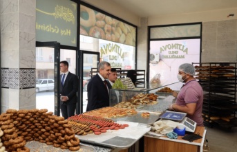 Başkan Beyazgül esnaf ziyaretlerini sürdürüyor