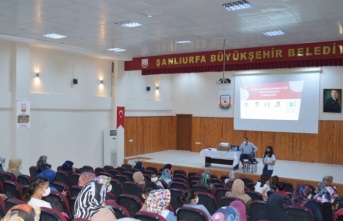 Kadın kursiyerler Kovid-19 karşı bilgilendirildi