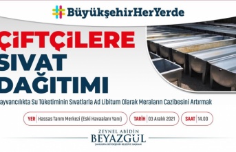 Büyükşehir’den çiftçilere destek