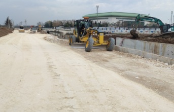 11 NİSAN STADYUMUDA YOL YAPIM ÇALIŞMALARI TAM HIZ