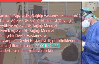 DİŞ HASTANESİNDE RAMAZAN DÜZENLEMESİ