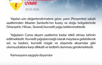 HAVA DURUMU İÇİN UYARI GELDİ