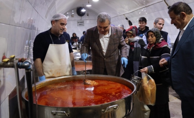 Başkan Beyazgül’den aşevini ziyaret