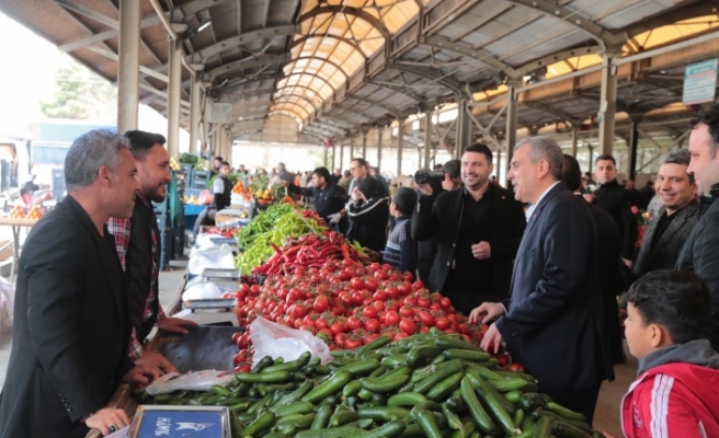 BAŞKAN BEYAZGÜL’DEN ESNAF ZİYARETİ