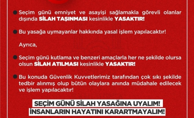 VALİ ŞILDAK’TAN ÖNEMLİ ÇAĞRI