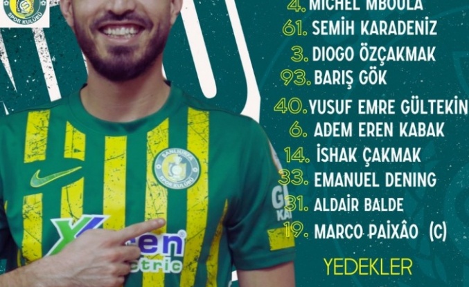 ŞANLIURFASPOR’UN İLK 11’İ BELLİ OLDU